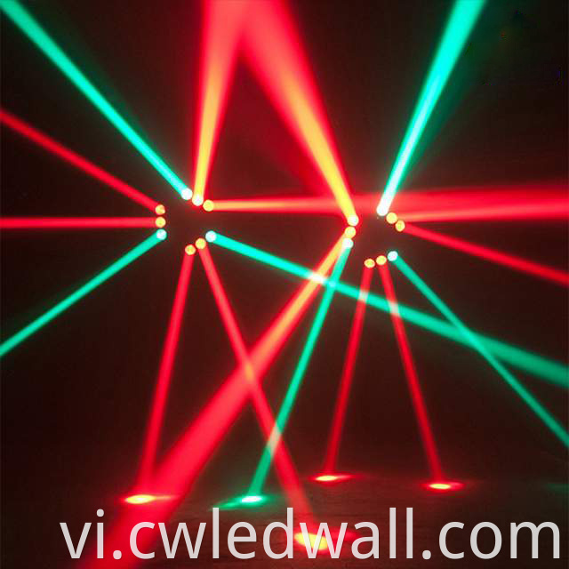 9*10w spider led stage lights show
